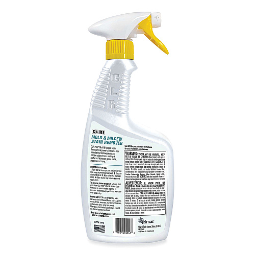 CLR PRO Mold and Mildew Stain Remover, 32 oz Spray Bottle, 6/Carton (MMSR32PRO)