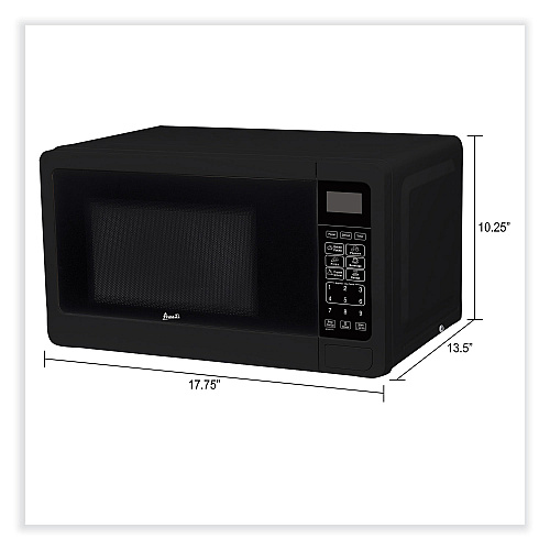 Avanti 0.7 Cu Ft Microwave Oven, 700 Watts, Black (MT7V1B)