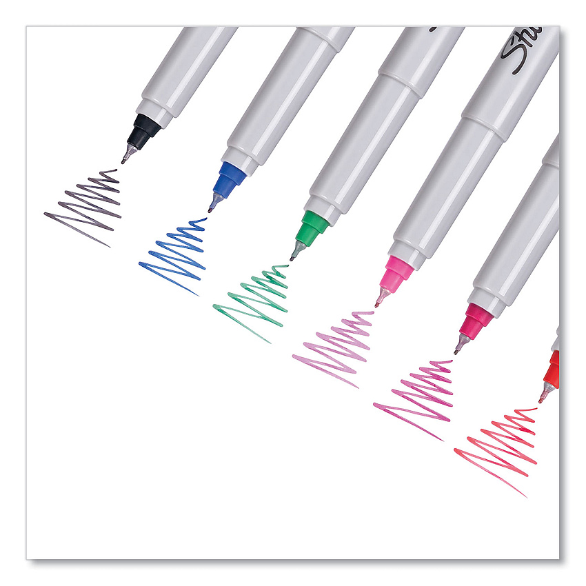 Sharpie Ultra Fine Tip Permanent Marker, Ultra-Fine Needle Tip, Blue ...