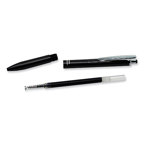 Zebra JF Refill for Jimnie, Sarasa, ecoSarasa, Orbitz, Z-Grip and GR8 Gel Roller Ball Pens, Medium Conical Tip, Black Ink, 2/Pack (87012)