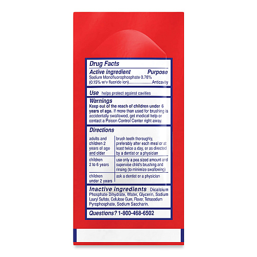 Colgate Cavity Protection Toothpaste, Regular Flavor, 0.15 oz Sachet, 1,000/Carton (50130)