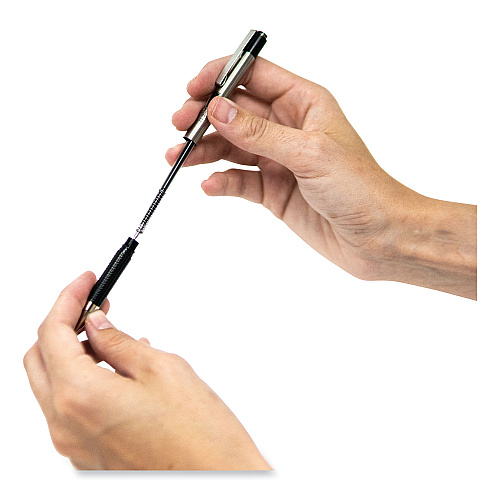 F-Refill for Zebra F-Series Ballpoint Pens, Fine Conical Tip, Black Ink, 2/Pack (85512)