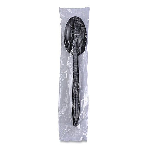 Boardwalk&reg; HW Wrapped Plastic Cutlery, Teaspoon, 1000 Pcs. (BWKTSHWPPBIW)
