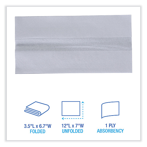 Boardwalk&reg; Tallfold Dispenser Napkin, White, 500 Wipes, 20 Packs (BWK8302W)
