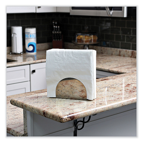 Boardwalk&reg; Dinner Napkin, 1-Ply, White, 250 Napkins, 12 Packs (BWK8307W)