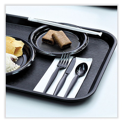 Boardwalk&reg; HW Wrapped Polystyrene Cutlery, Knife, Bk, 1000 Knives (BWKKNIHWPSBIW)