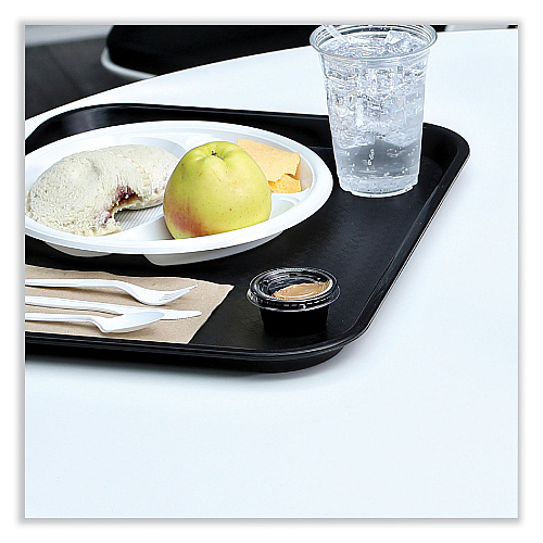 Boardwalk&reg; Soufflé/Portion Cup Lids, f/2 oz Portion Cups, 2500 Lids (BWKPRTLID2)