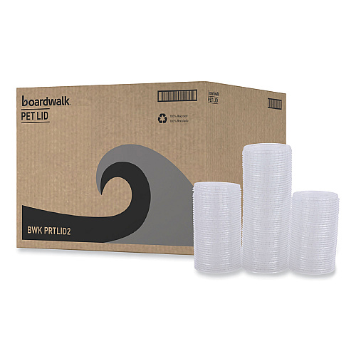 Boardwalk&reg; Soufflé/Portion Cup Lids, f/2 oz Portion Cups, 2500 Lids (BWKPRTLID2)