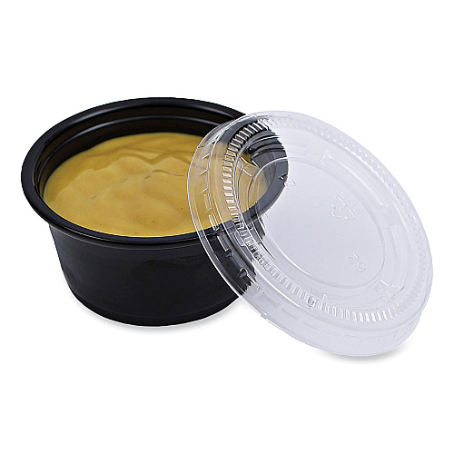 Boardwalk&reg; Soufflé/Portion Cup Lids, f/2 oz Portion Cups, 2500 Lids (BWKPRTLID2)