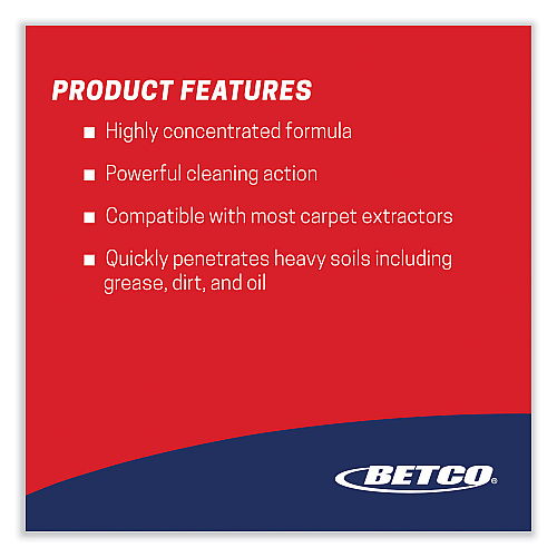 Betco FiberPRO Es-Steam Carpet Cleaner, Country Fresh, 1 gal Bottle, 4/Carton (4020400)