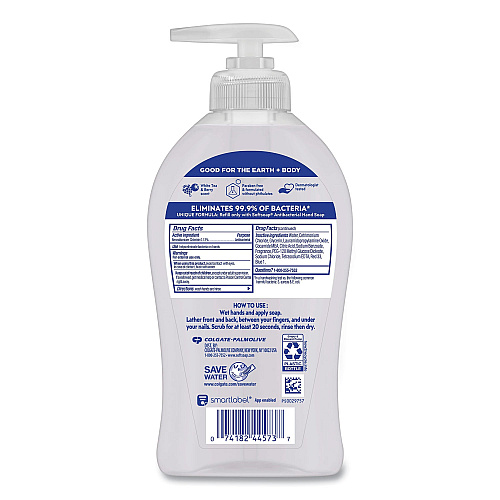 Softsoap Antibacterial Hand Soap, White Tea and Berry Fusion Scent, 11.25 oz (44573EA)