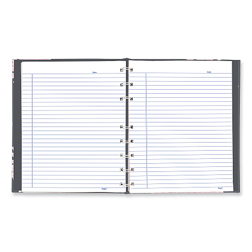 Blueline NotePro Notebook, 1-Subject, Medium/College Rule, Pink/Gray Cover, (75) 9.25 x 7.25 Sheets (A601601)