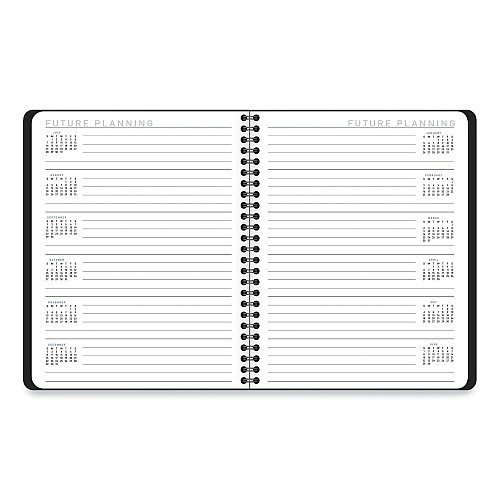AT-A-GLANCE Contempo Lite Academic Year Weekly/Monthly Planner, 8.75 x 7.87, Black Cover, 12-Month (July to June): 2025 to 2026 (7058XL05)