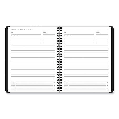 AT-A-GLANCE Contempo Lite Academic Year Weekly/Monthly Planner, 8.75 x 7.87, Black Cover, 12-Month (July to June): 2025 to 2026 (7058XL05)