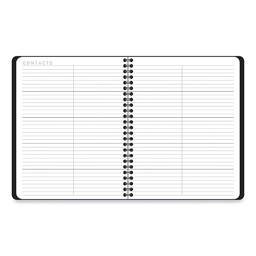 AT-A-GLANCE Contempo Lite Academic Year Weekly/Monthly Planner, 8.75 x 7.87, Black Cover, 12-Month (July to June): 2025 to 2026 (7058XL05)