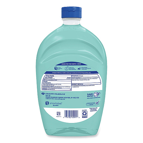 Softsoap Antibacterial Liquid Hand Soap Refill, Fresh Scent, 50 oz, Green, 3/Carton (61048193)