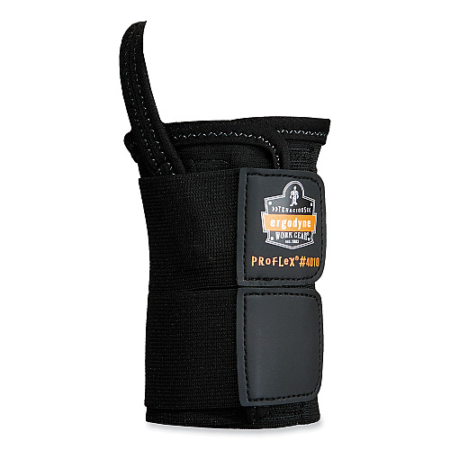 ergodyne ProFlex 4010 Double Strap Wrist Support, X-Large, Fits Right Hand, Black (70028)