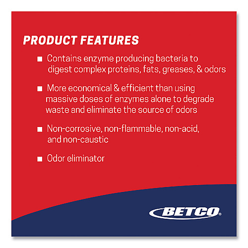 Betco PUSH All Purpose Cleaner and Odor Eliminator, Lemon and Sage Scent, 32 oz Bottle, 12/Carton (26071200)