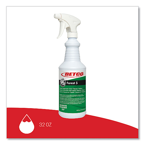 Betco Forest 5, Mint Scent, 32 oz Bottle, 12/Carton (3071200)