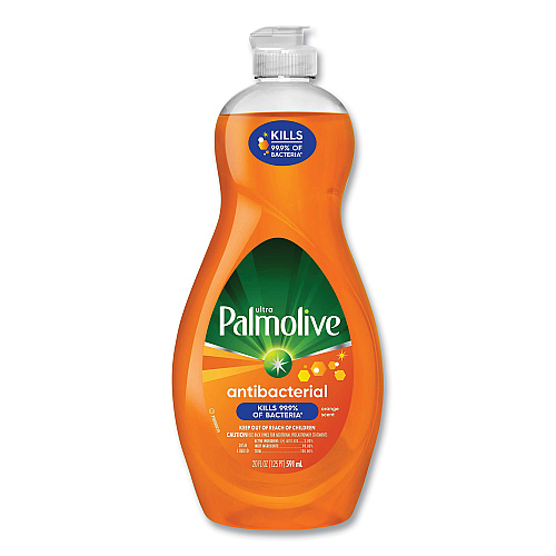 Palmolive Ultra Antibacterial Dishwashing Liquid, 20 oz Bottle, 9/Carton (45038)