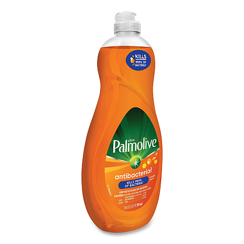 Palmolive Ultra Antibacterial Dishwashing Liquid, 20 oz Bottle, 9/Carton (45038)