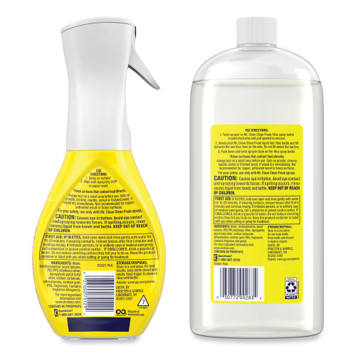 Mr. Clean Clean Freak Deep Cleaning Mist MultiSurface Spray, Lemon