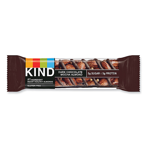 KIND Nuts and Spices Bar, Dark Chocolate Mocha Almond, 1.4 oz Bar, 12/Box (18554)