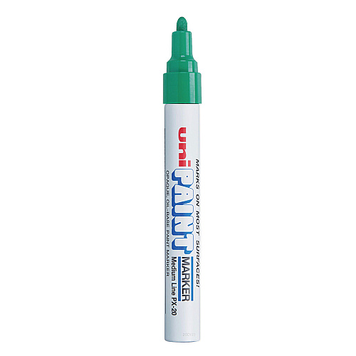 uni Paint Permanent Marker, Medium Bullet Tip, Green (63604)