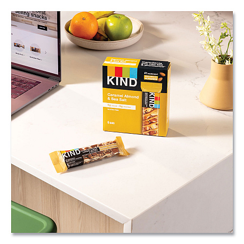 KIND Nuts and Spices Bar, Caramel Almond and Sea Salt, 1.4 oz Bar, 12/Box (18533)