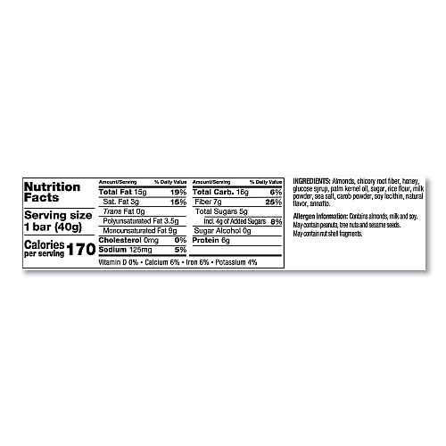 KIND Nuts and Spices Bar, Caramel Almond and Sea Salt, 1.4 oz Bar, 12/Box (18533)
