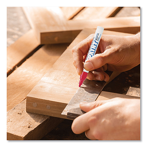 uni Paint Permanent Marker, Broad Chisel Tip, Blue (63733)