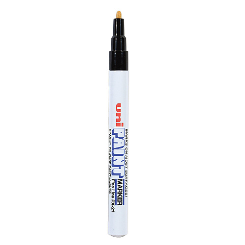 uni Paint Permanent Marker, Fine Bullet Tip, Black (63701)