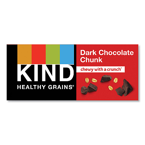 KIND Healthy Grains Bar, Dark Chocolate Chunk, 1.2 oz, 12/Box (18082)