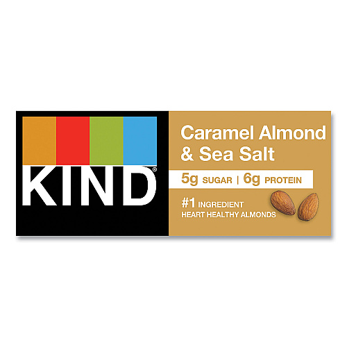 KIND Nuts and Spices Bar, Caramel Almond and Sea Salt, 1.4 oz Bar, 12/Box (18533)