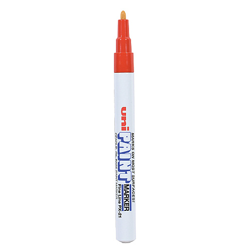 uni Paint Permanent Marker, Fine Bullet Tip, Red (63702)