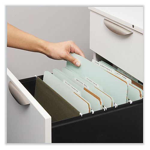 Universal Eight-Section Pressboard Classification Folders, 3" Expansion, 3 Dividers, 8 Fasteners, Letter Size, Gray Exterior, 10/Box (UNV10292)