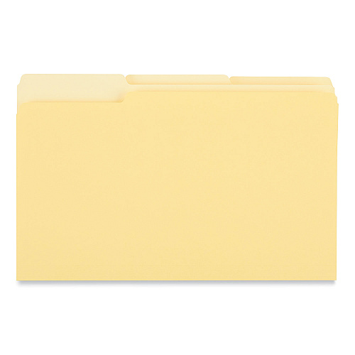 Universal Interior File Folders, 1/3-Cut Tabs: Assorted, Letter Size, 11-pt Stock, Assorted Colors, 100/Box (UNV12306)