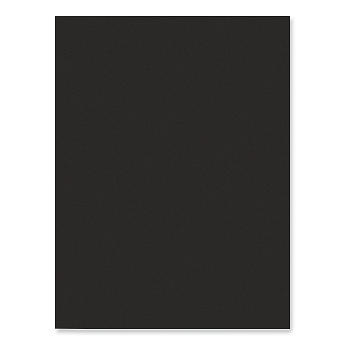 Prang SunWorks Construction Paper, 50 lb Text Weight, 9 x 12, Black, 50/Pack (6303)