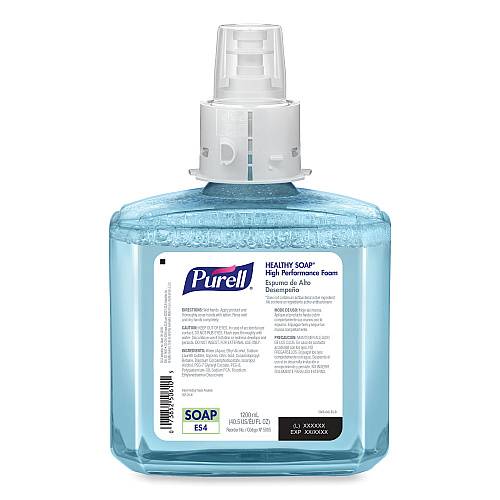 PURELL CLEAN RELEASE Technology (CRT) HEALTHY SOAP High Performance Foam Refill, For ES4 Dispensers, Fragrance-Free, 1,200 mL, 2/CT (508502)