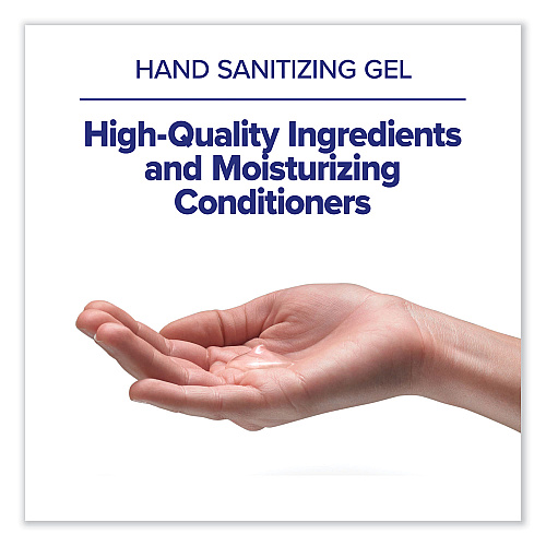 PURELL Advanced Hand Sanitizer Gel Refill, 1,200 mL, Clean Scent, For ES8 Dispensers, 2/Carton (776302)