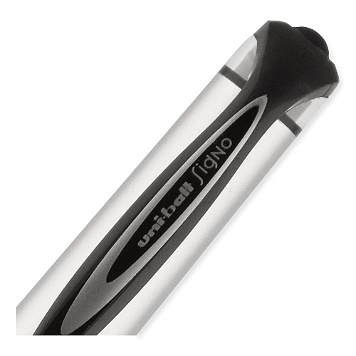 uni-ball 207 Impact Gel Stick Pen Refills, Bold 1 mm Conical Tip, Black Ink, 2/Pack (65808)