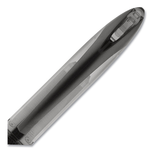 uni-ball AIR Porous Rollerball Pen, Medium 0.7 mm, Black Ink/Barrel, Dozen (1927631)