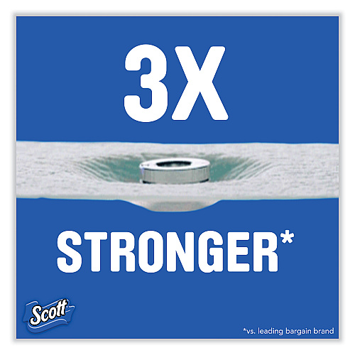 Scott&reg; ComfortPlus Toilet Paper, 1-Ply, 425 Sheets, 12 Rolls (54245)