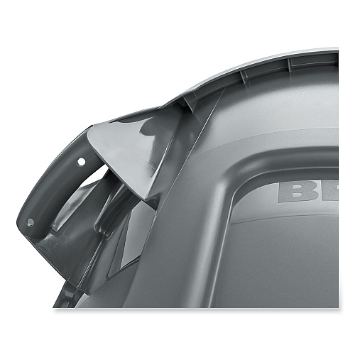 Rubbermaid Commercial Vented Round Brute Container, 55 gal, Plastic, Gray (265500GY)