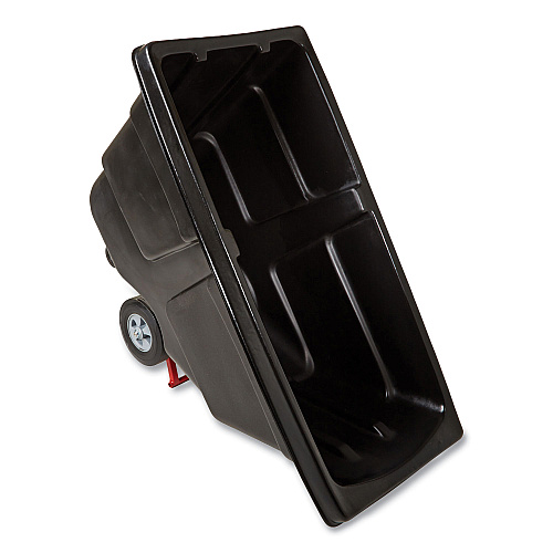Rubbermaid Commercial Rotomolded Tilt Truck, 202 gal, 450 lb Capacity, Plastic, Black (1304BLA)