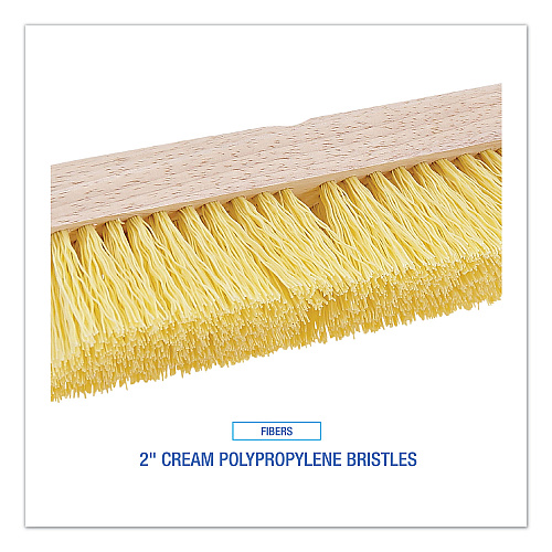 Boardwalk&reg; Deck Brush Head, 10" Head, Plastic Bristles (BWK3310)