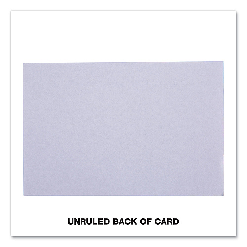 Universal Ruled Index Cards, 4 x 6, White, 100/Pack (UNV47230)