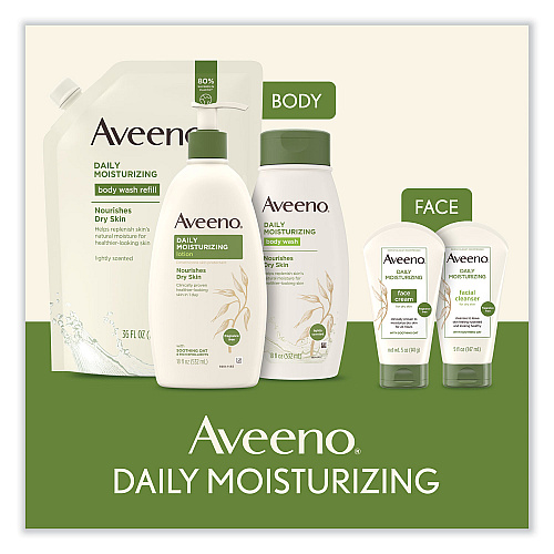 Aveeno Active Naturals Daily Moisturizing Lotion, 12 oz Pump Bottle (100360003)