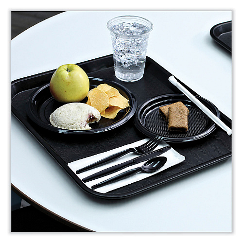 Boardwalk&reg; Hi-Impact Plastic Dinnerware Plate 6" Dia, 1000 Plates (BWKPLTHIPS6BL)
