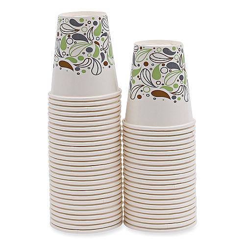 Boardwalk&reg; Deerfield Printed 12 oz Paper Cold Cups, 1000 Cups (BWKDEER12CCUP)